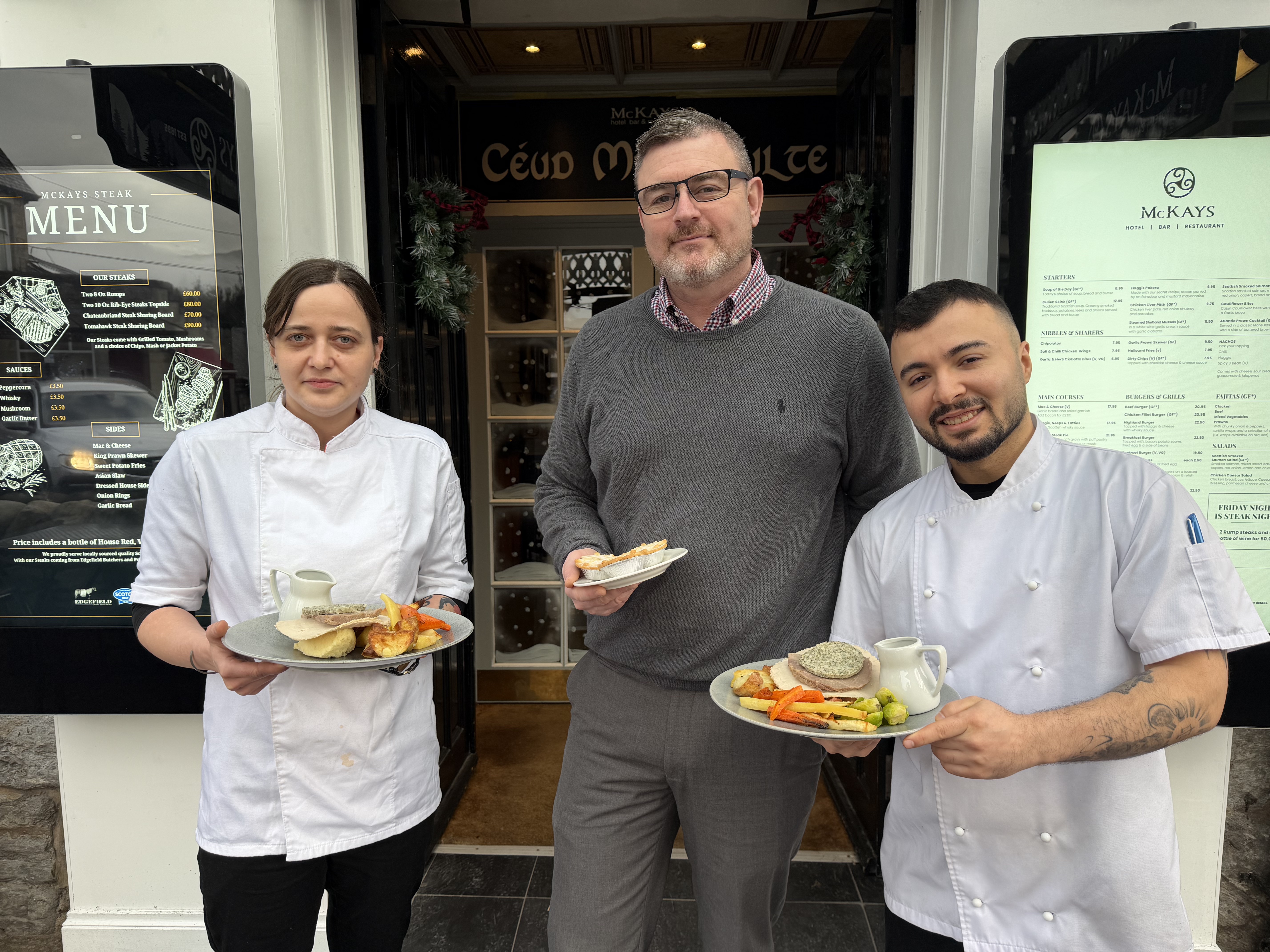 Heartland Media and PR's Perthshire clients McKays have stepped in after Pitlochry food bank Xmas meal was threatened by closure